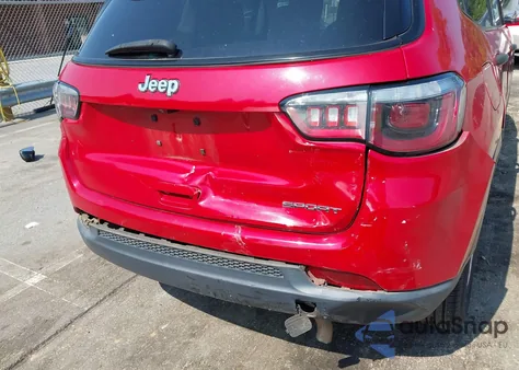 2018 Jeep Compass Sport Fwd from USA, damaged, VIN 3C4NJCABXJT308768